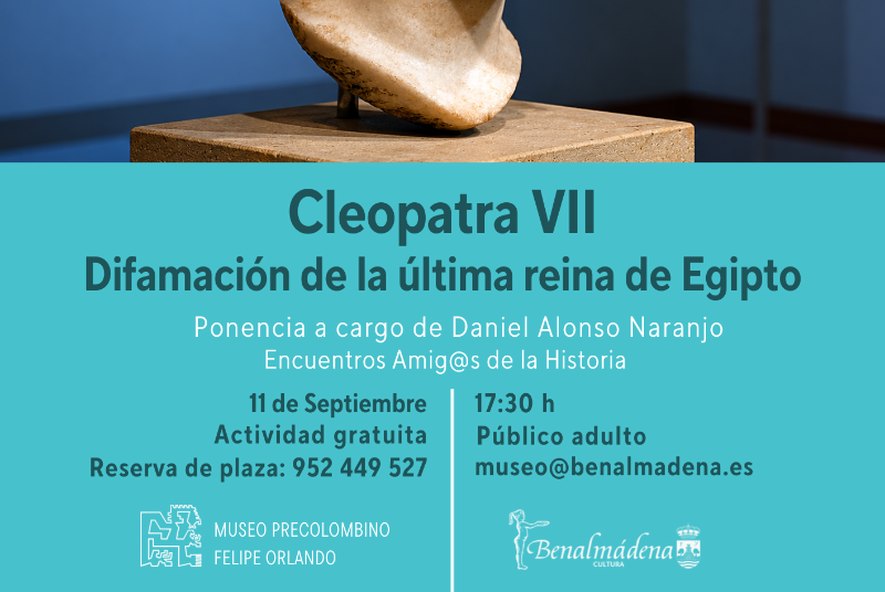 Charla sobre Cleopatra VII en los encuentros Amigos de la Historia