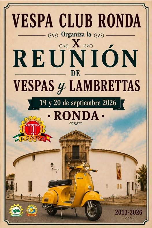 X Reunión de Vespas y Lambretas de Ronda