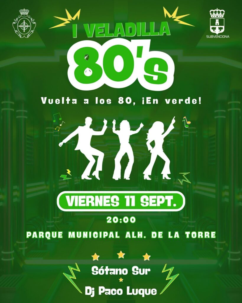 Una veladilla de los años 80 llenará de música el Parque Municipal este viernes